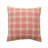 Square Plaid Woven Cotton Pillow