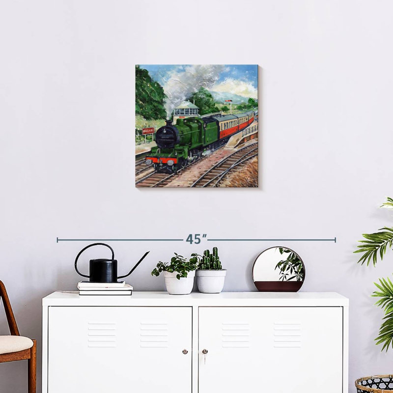 Mehar Steam Train II, 20" H x 20" W