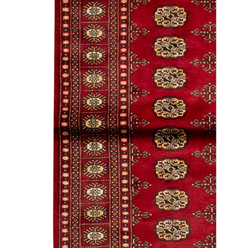 Tapis rouge noué à la main de haute qualité