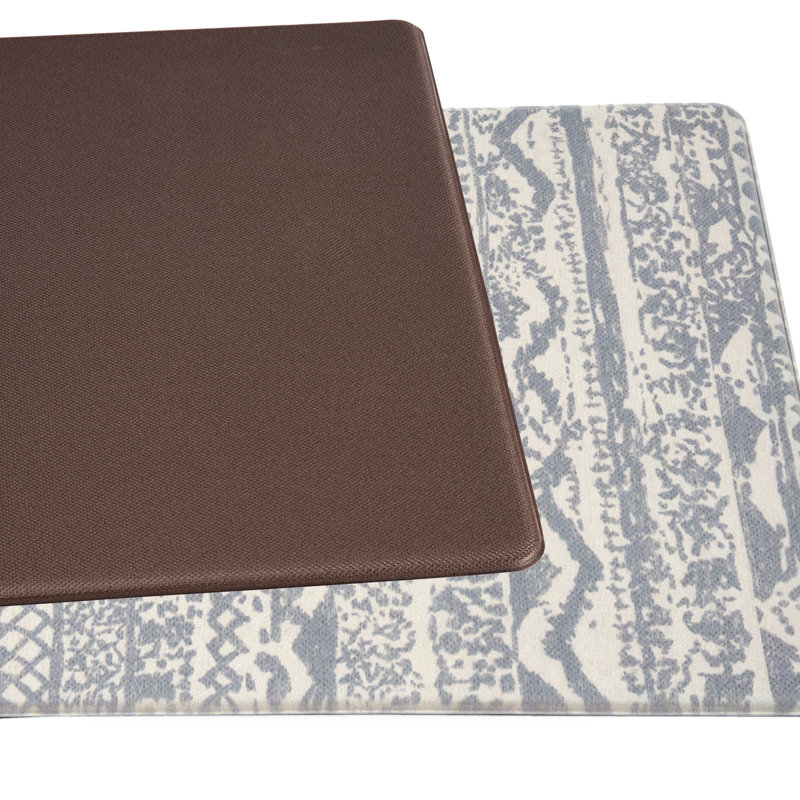 Tapis anti-fatigue gris patiné, Rectangle 1 pi 6 po x 3 pi 11 po