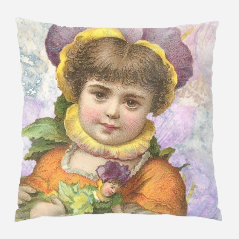 Coussin rétro Dilorenzo, Microsuède, Intérieur