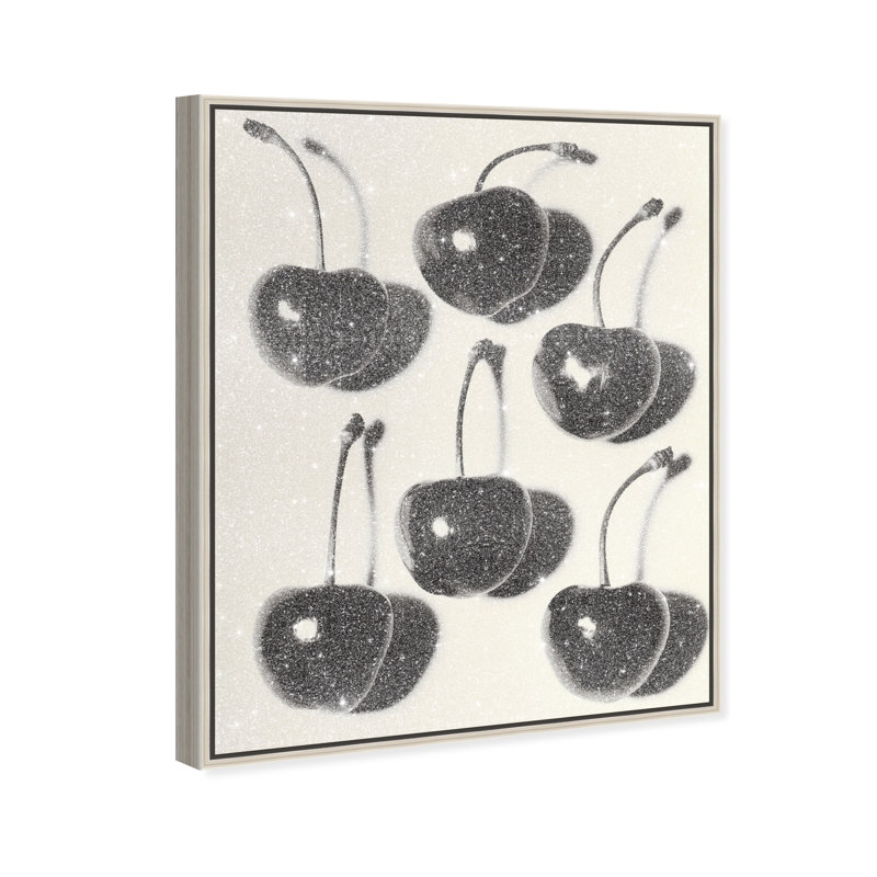 Obscure Berries I Print by Oliver Gal, 37"H x 31"W, Silver Floater Frame