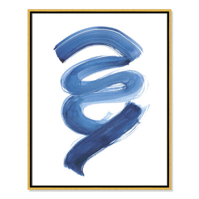 Slinky Indigo I by Filippo Ioco - Painting Print