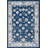 Lawncrest Modern Persian Vintage Moroccan Traditional Navy/Light Gray Rug-1098755080
