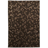 Himalayan Polka Dots Area Rug in Brown