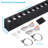 LED 4" Linear Pendant Light Dimmable Ceiling Suspended Light Fixture Cool White