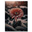 Une fleur de gerbera rose en hiver II - impression sur toile-482060687-482060691