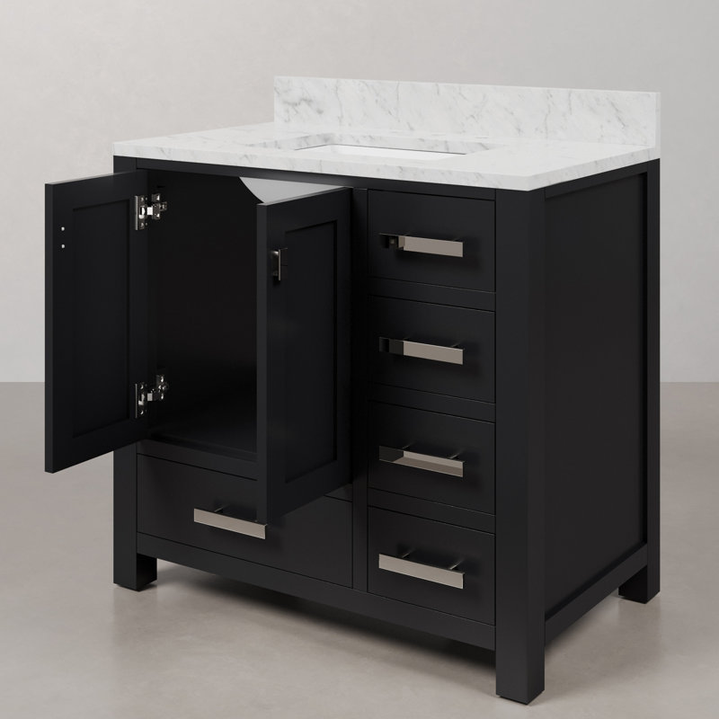 Steve 36'' W Single Vanity, Espresso