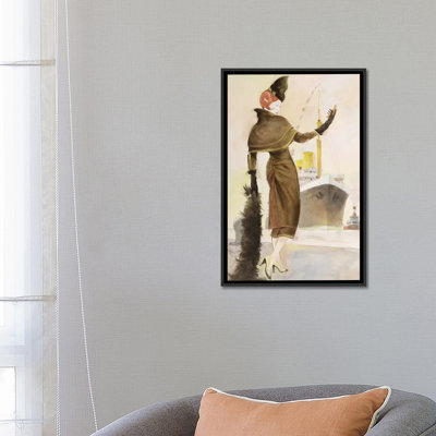 « rétro lady iii », impression sur toile