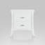 Table de chevet à 2 tiroirs avec un design rectangulaire classique, un cadre en bois robuste et un grand espace de rangement pour les essentiels de la chambre à coucher