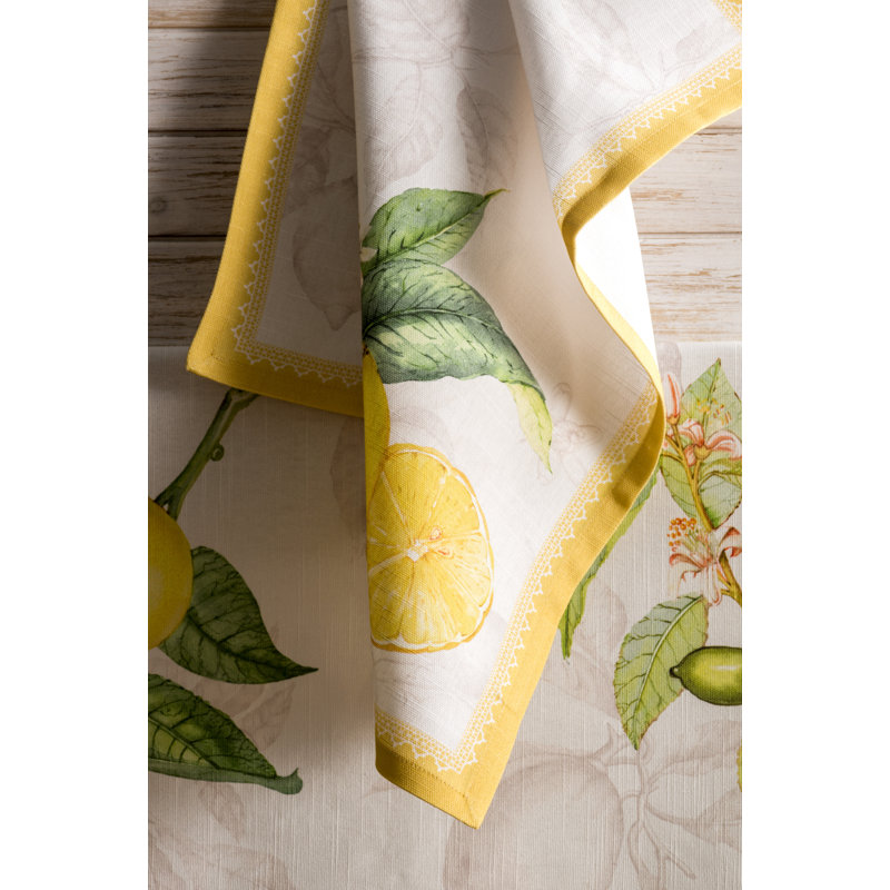 Maison d'Hermine Limoncello 100% Cotton Napkins - 20" x 20"