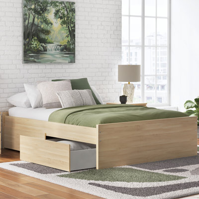 Dunagan Queen Platform Bed With 2 Side Storage