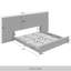 Très grand lit mural gris anthracite en lin-2062513625-2062513627