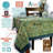 Floral Cotton Block Print Tablecloth Rectangle