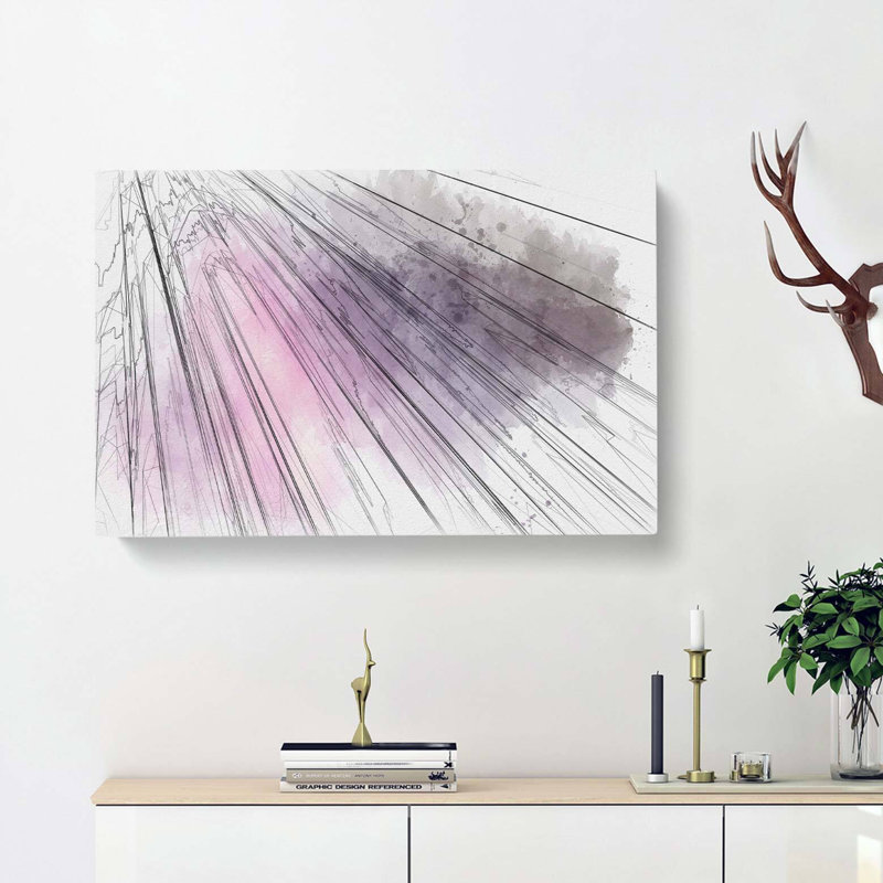 Movement In Abstract - Wrapped Canvas, 60cm H x 91cm W x 3cm D