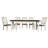 Matanzas Extendable Solid Rubberwood Dining Table