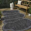 Tapis intérieur / extérieur gris foncé / gris Monte Modern-1922239550