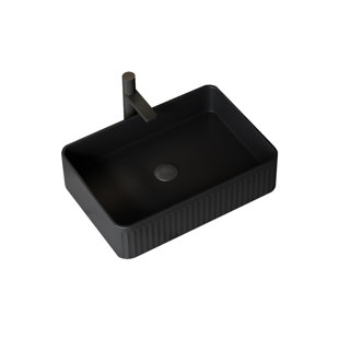 Lavabo vasque rectangulaire en céramique