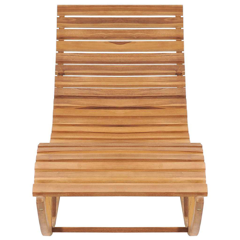 Kennerdell 24" Long Teak Single Chaise