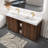 Modern 60 Inch Winston Walnut Bathroom Vanity With One-Piece White Quartz Double Sink Basin,Large Storage Freestanding Bathroom Vanity-1567685226-1567685229