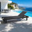Quick Assembly Chaise Lounge,Outdoor Aluminum Chaise Lounge,Wood Grain Veneer Chaise Lounge for Patio(Only 1 Chair)-1080319403