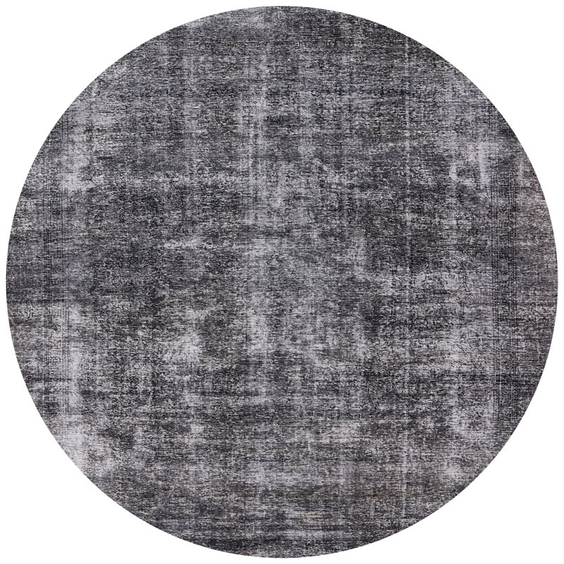 Tapis gris, Rond 3 pi