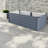 Deep Root Planters, Galvanized Metal 70.9in Modern Raised Bed For Home