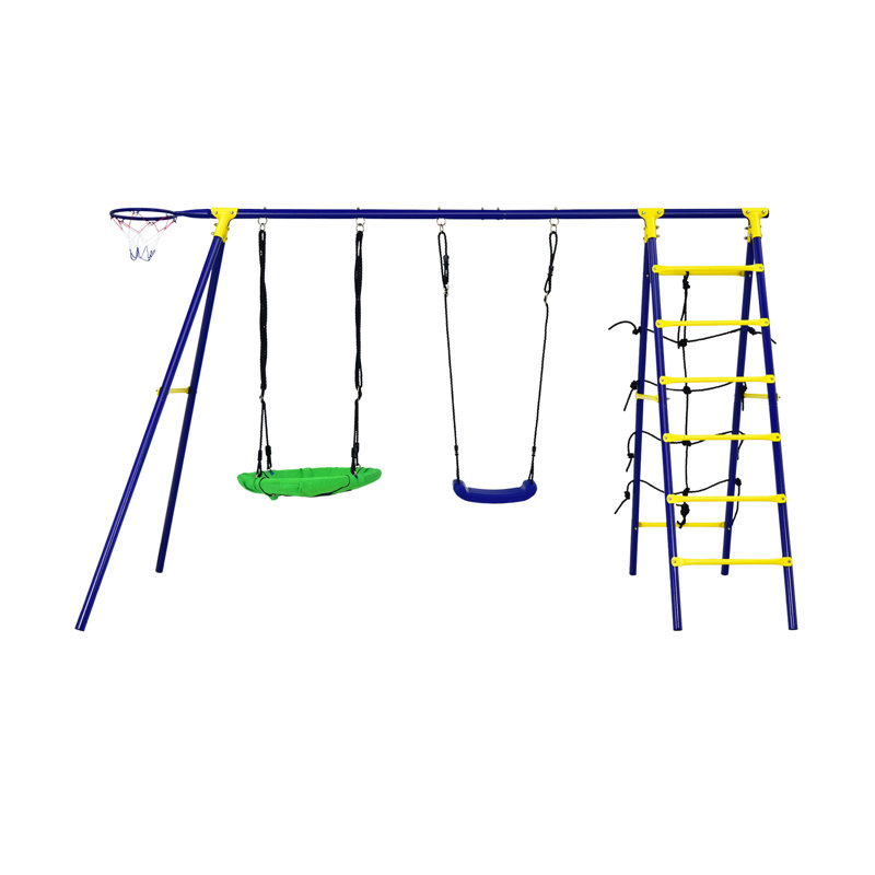 Freeport Park Leverett Metal DIY Swing Set Kit
