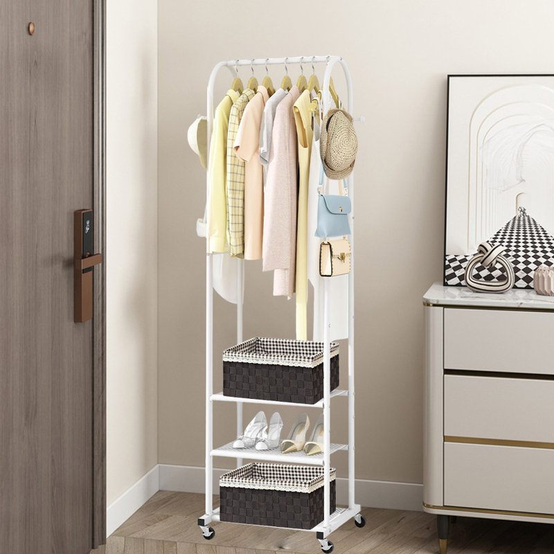Multi-Functional Hanger For Clothes, Dresses, Coats, Bags, And Shoes, White