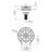 4.76" Stainless Steel Glass Rinser for Kitchen Sinks, 360 Degree Cup Washer For Sink and Cafes Bar-87209792