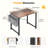 31" Computer Desk with Metal Frame, Waterproof Surface & Storage Bag – Ideal for Office Use-958896038-958896043