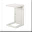 Table d'appoint en aluminium en forme de C Cape Coral, moderne et durable pour la détente et la commodité à l'extérieur.-557626015