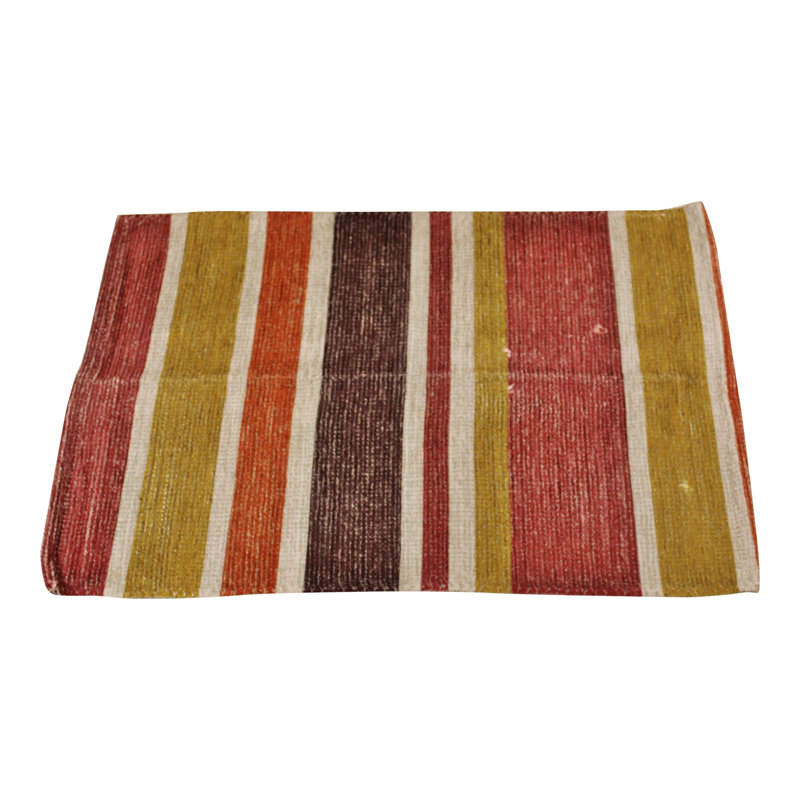 Lemos Striped Hand Woven 60cm X 90cm Area Rug