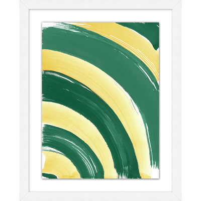 Over the Yellow Rainbow 2 par Nathan Turner - Shadowbox, peinture sur papier