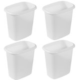 Plastic Open Waste Basket - 1.5 Gallons