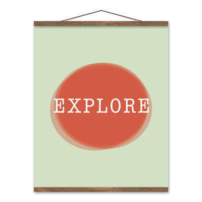 «Watercolor Dot Explore», art sur toile