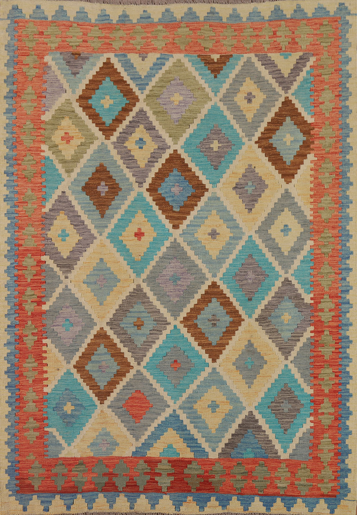 Curated visual reference: Picture Idea: Foundry Select Geometric Kilim Oriental Area Rug 5X6