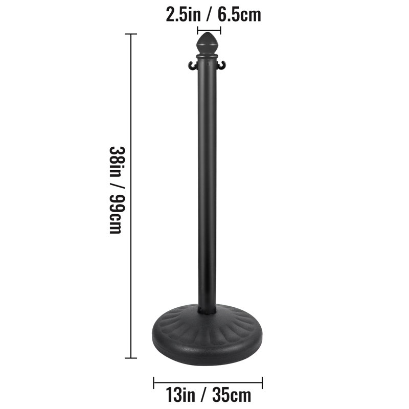 VEVOR 38'' H x 13'' W Stanchion System