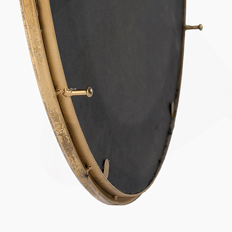 Miroir rond en fer
