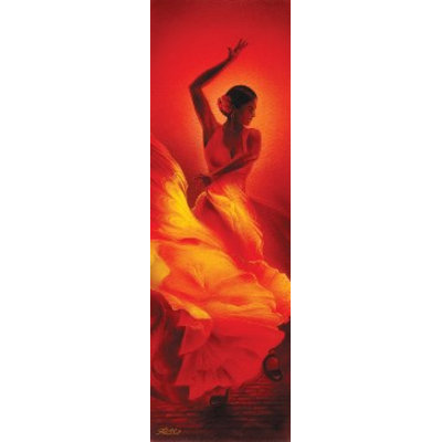 Affiche de flamenco Magrini (12 X 36)