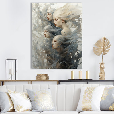 «Woman Mermaids Expression» sur toile