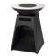 Waco Log Fireplace with Steel Plancha Ring and Log Store