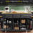53Inch Rolling Kitchen Island With Door Storage, 3 Drawers, 5 Wheels, Black For Dining Area Width, Storage Rack, Power Supply, Home Use-102663396