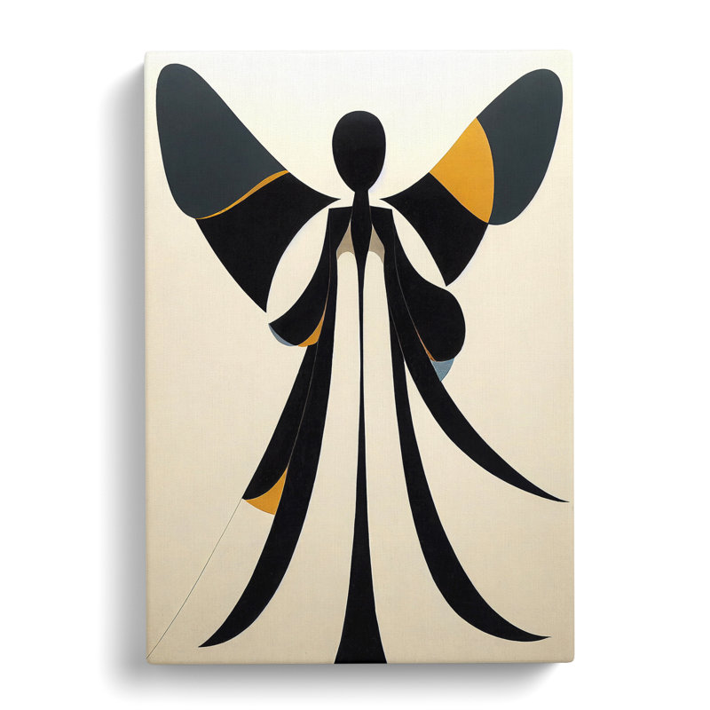 Angel Mid Century - Wrapped Canvas, 76cm H x 50cm W x 3cm D
