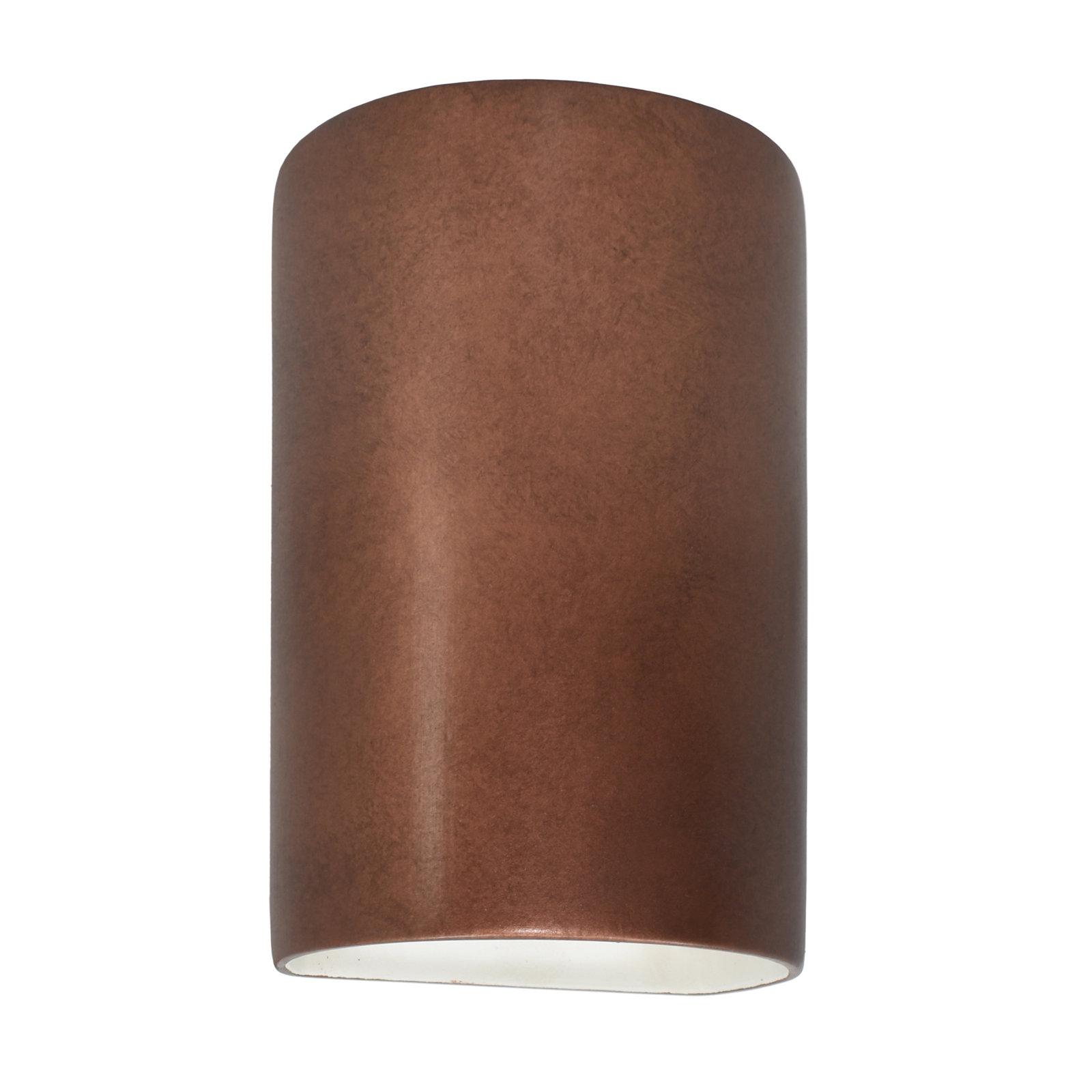 Pacursa Ceramic Dimmable Flush Mounted Sconce, 12.5" H x 7.75" W x 6.25" D, Antique Copper, Incandescent (Not included)