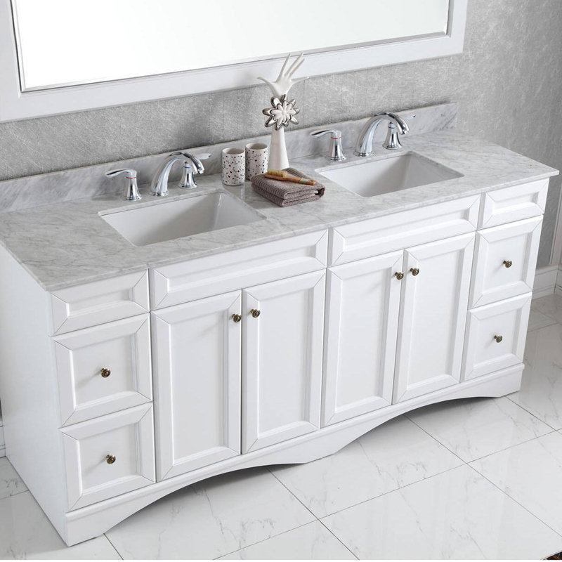 2-handle Bathroom Faucet with Drain Assembly, Chrome