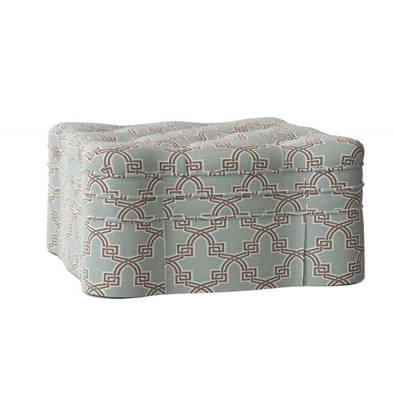 Repose-pieds Corvo, Turquoise Taylor, 32" l