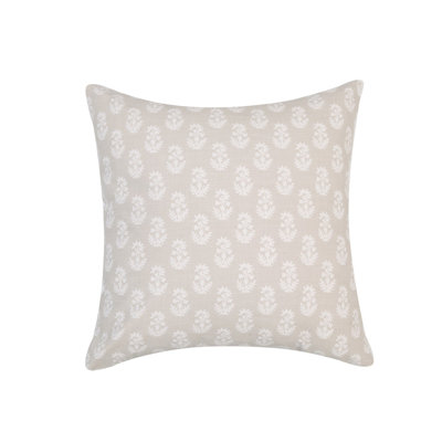 Dusty Flowers And Feather Down Insert Pillow