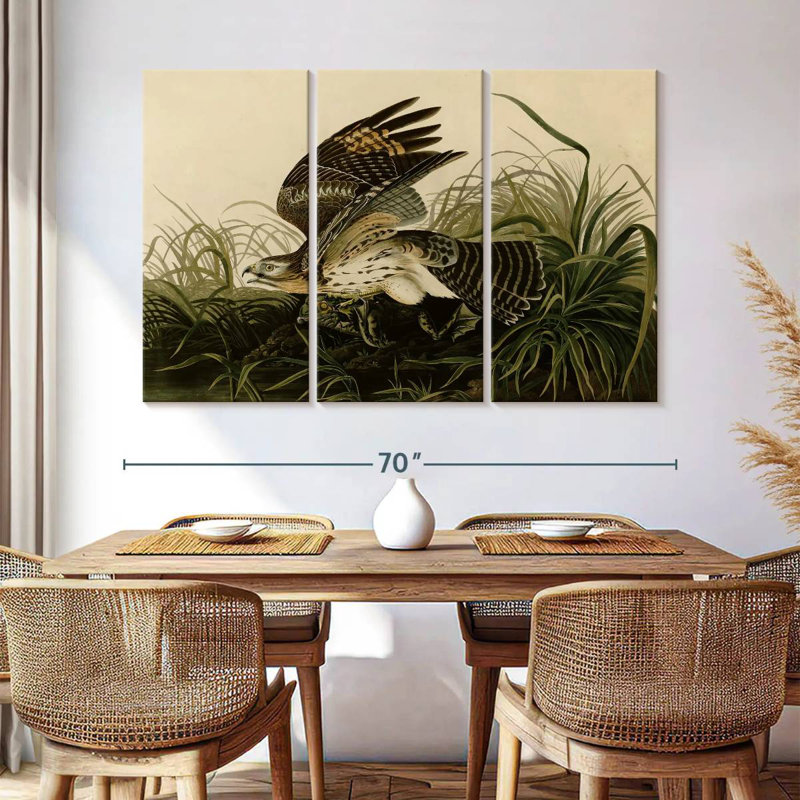 Brampt Winter Hawk, 42" H x 65" W