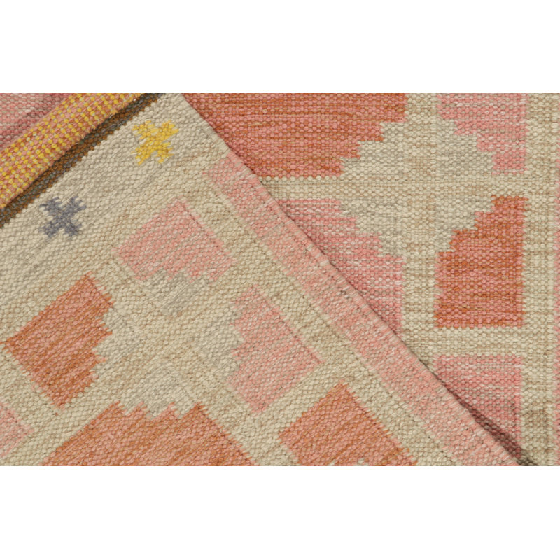 Scandinavian Wool Geometric Area Rug, Rectangle 12' x 18'
